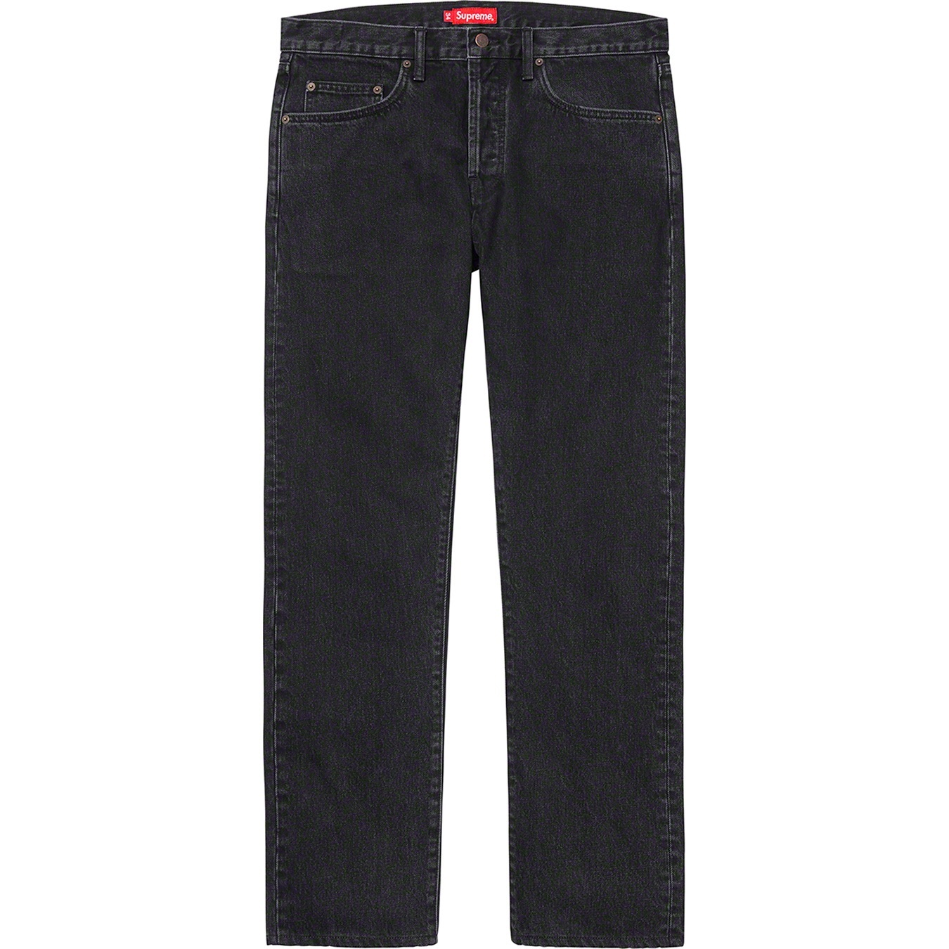 Stone Washed Black Slim Jean view 2
